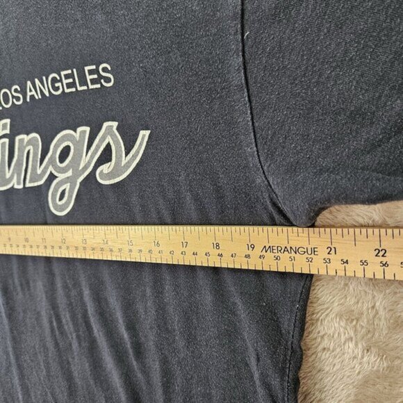 Mitchell & Ness Los Angeles Kings NHL Short Sleeve T-Shirt Men's Size L Black - Picture 5 of 10